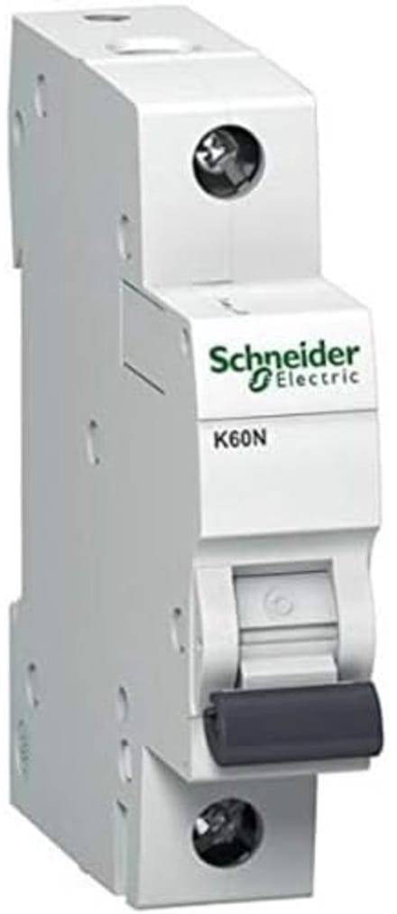 Stroomonderbreker 1P 40A B karakteristiek 6kA Zwart/Wit
