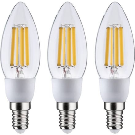 Efficient-Line Filament 230 V LED kaars E14 3x525lm 3x2,5W 3000K Helder