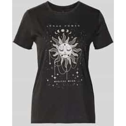 Regular fit T-shirt van puur katoen Model 'LUCY'
