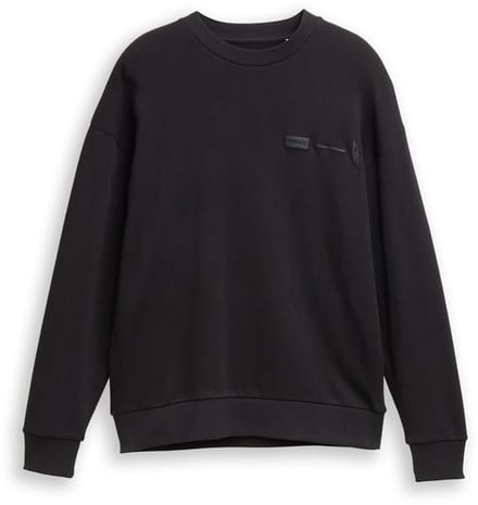 Tom Tailor Denim - Relaxed sweatshirt met print op de rug - Maat XS - Night Watch Black