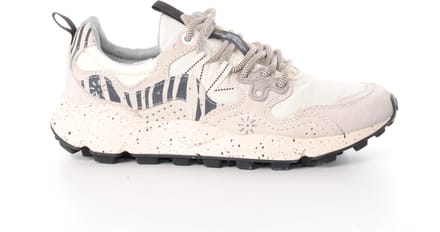 Flower Mountain dames sneaker Yamano in wit zwart