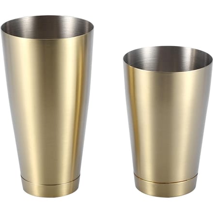 Roestvrij Staal Stevig Duurzaam Cocktailbeker Shaker Bar Thuis Keuken Tool(Titanium Goud) beige