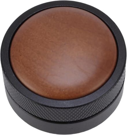Palm Koffietamper - Ergonomische Tamper - Espresso Bereiden - Constante Druk - 53MM - Walnoothout
