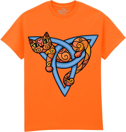 Katten Spiral Cat The Coloured House T-shirt S
