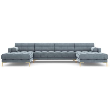U-hoekbank Bali velvet | Cosmopolitan Design