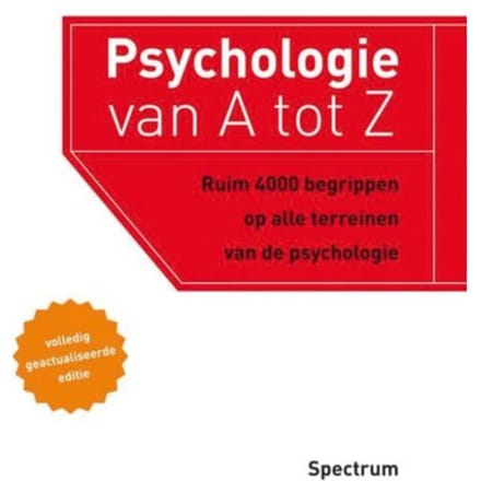 Psychologie Van A Tot Z - Ad Bergsma