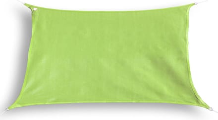 hanSe® Schaduwdoek Rechthoek Waterdoorlatend 2x3 m Zonnedoek Lime