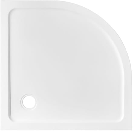 FugaFlow Effieciente Anta douchebak - 80x80x4cm - kwartrond SMC - glans wit