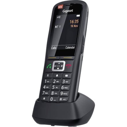 Gigaset Pro R700H protect PRO DECT, GAP Draadloze DECT-telefoon Bluetooth, Met basis, PIN-code, Vibratie, Nummerherhaling Zwart