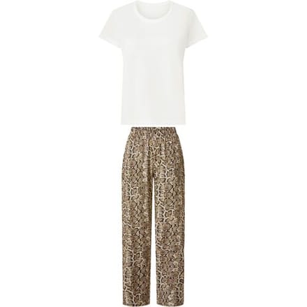 ESMARA Dames pyjama (wit, S (36/38))