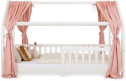 Mousseline-hemel voor het kinderbedje NENA, set van 2 – Roze