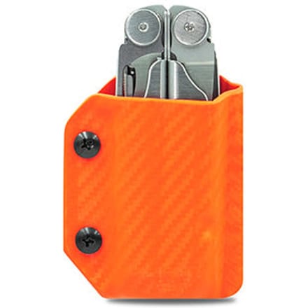 Clip & Carry Kydex Sheath CF-Orange Leatherman Wave
