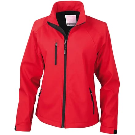 Result Women´s Base Layer Soft Shell Jacket RT128F - Red - M