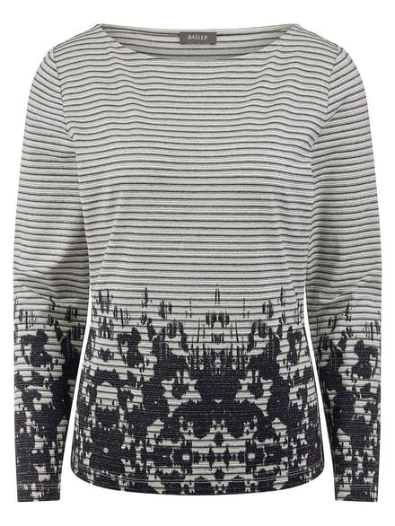 Shirt lange mouwen Van BASLER multicolour