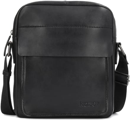 Black men's shoulder bag