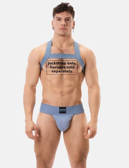 Barcode Berlin Sergey Pop Jockstrap Bluebeige - MAAT XL - Heren Ondergoed - Jockstrap voor Man - Mannen Jock