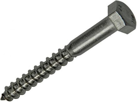 Mack HOUTDRAADBOUT ROESTVRIJSTAAL 2 ST 8 X 70 MM