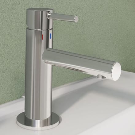 VitrA Origin single lever basin mixer (short) with waste A42567