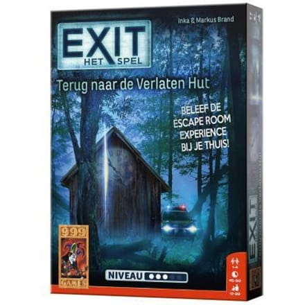 999 Games EXIT - Terug naar de Verlaten Hut Bord- & kaartspellen Bordspellen Gezelschapspellen