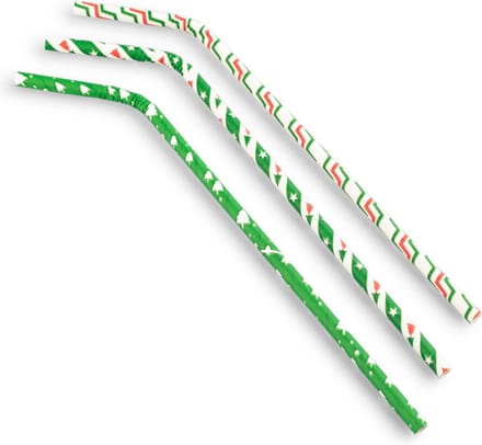 Buigrietje papier (FSC®) kerst assorti - 100 stuks