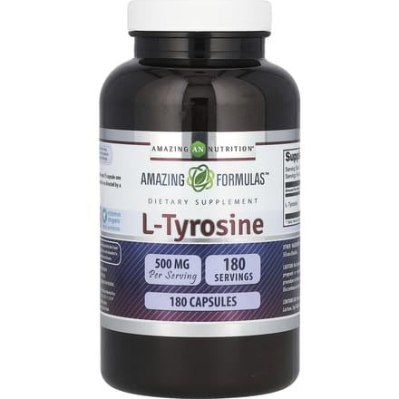 Geweldige Formule, L-Tyrosine, 500 mg, 180 Capsules