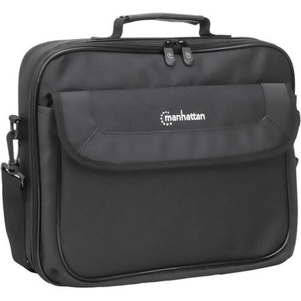 Manhattan Cambridge Clamshell Laptoptas Geschikt voor max. (laptop): 35,8 cm (14,1) Zwart