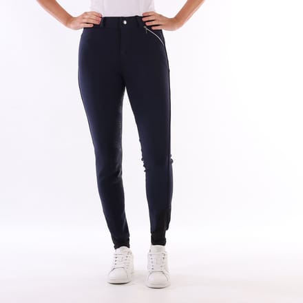 Barato Paardrijbroek Barato Basic Full Grip Kids Donkerblauw - 116