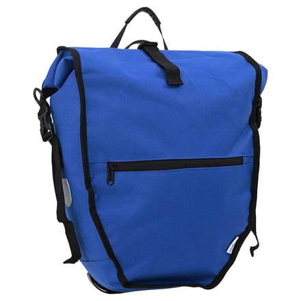 vidaXL - Fietstas - Blauw - 32,5 - x - 17 - x - 57 - cm - Polyester