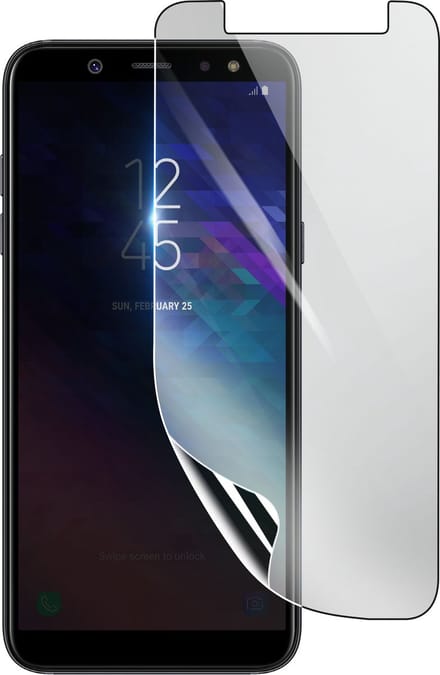 3mk, Geschikt voor Samsung Galaxy A6 Plus, Schokbestendige Hydrogel Screenprotector, Transparant