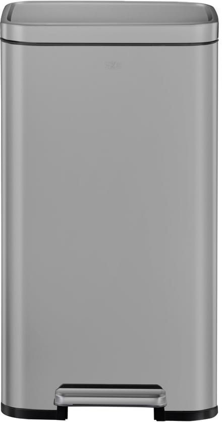 EKO - Madison Pedaalemmer 30 liter - Stainless Steel Plastic - grijs - Prullenbak