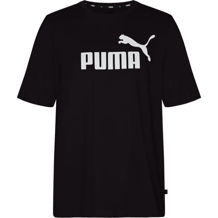 PUMA ESS Logo Tee Heren T-shirt - Zwart - Maat S