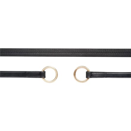 Rubber teugels met ring voor paard Schockemöehle