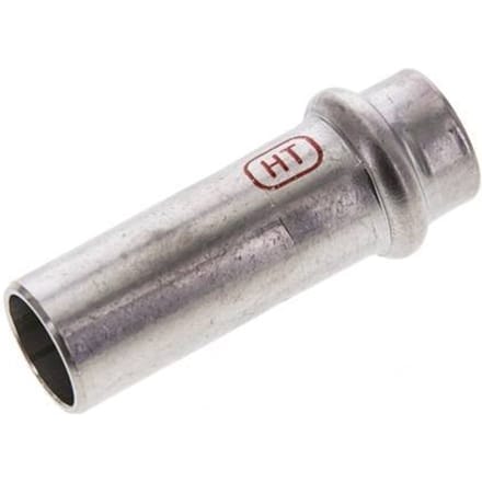 Perskoppeling - 15mm Persmof & 18mm Buiseinde - RVS