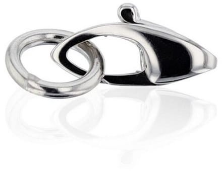 Luna-Pearls - 605.2355 - Sieradensluiting - Dames - 750 Witgoud - 4mm