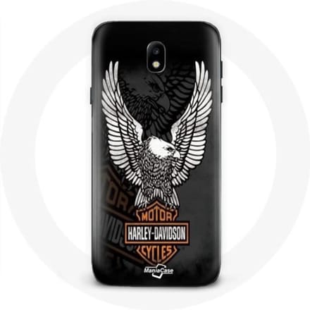 Samsung Galaxy J3 2017 hoesje Harley Davidson adelaarlogo