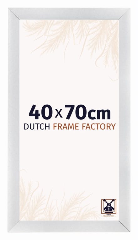 Fotolijst 40x70 cm - MDF - Zilver Mat - Praag