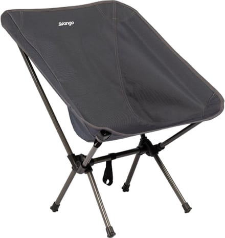 Vango Micro Chair Vouwstoel - Camping compact/lichtgewicht stoel opvouwbaar - Zwart