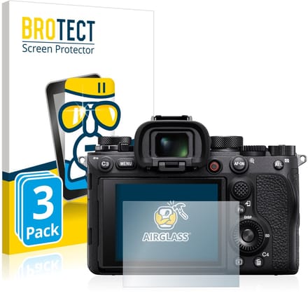 Screenprotector 3 Stuks voor Sony Alpha 1 Beschermglas transparant