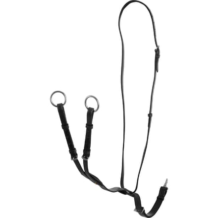 Leren martingale voor paard Equestro Melissa