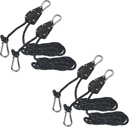 Pro Plus Takel met ratel en touw - set van 4x stuks - 136kg