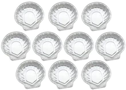 Set van 10 coquilles Saint-Jacques schalen van aluminium 12,5 cm Fackelmann