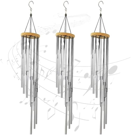 Dailygoods - 3 Stuks Windgong voor Buiten Hangend - Modern Design