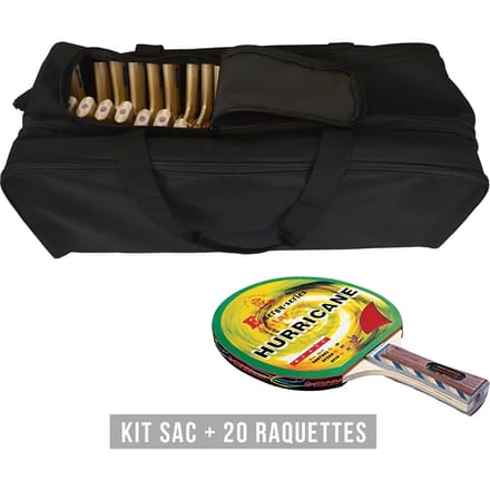 Racketset (tas + 20 rackets) Sporti Hurricane