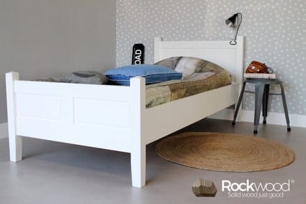 Rockwood® Tienerbed Alex Wit inclusief montage met lattenbodem