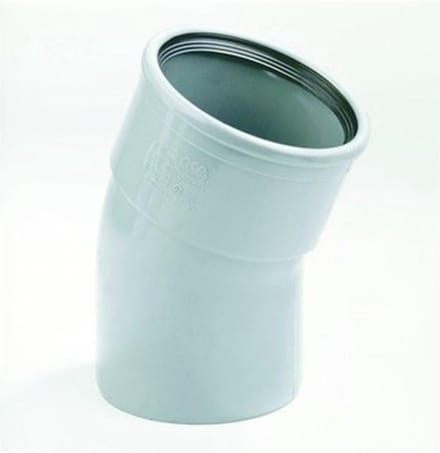 Afvoer pvc manchet - Bocht 22,5° - mof/spie - 110mm