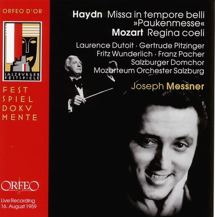 Dutoit/Wunderlich/Mozarteum Orchest - Paukenmesse/Mozartregina Coeli (CD)