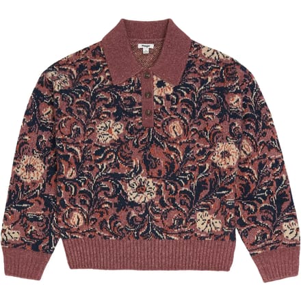Damespolo met lange mouwen Wrangler Ranch Floral