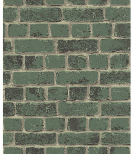 GROEN STEENSTRIPS BEHANG EXCLUSIEF RASCH 806755