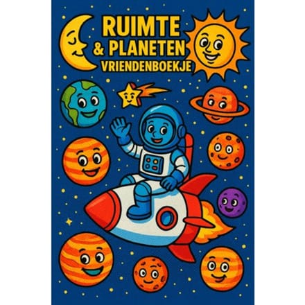 Ruimte & Planeten Vriendenboekje - Andries B.V.