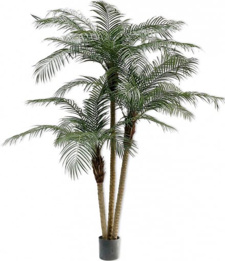 Silk-ka - Kunstplant - palm - groen - H183 cm